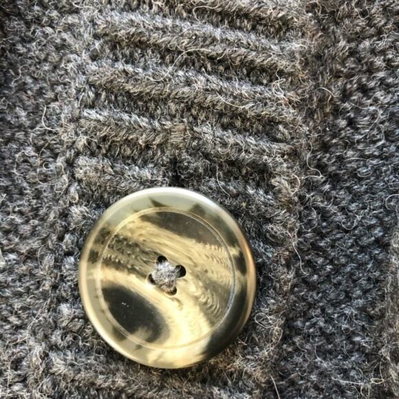 Vince Sculpted Sweater Car Coat Cardigan Alpaca - Picture 9 of 10